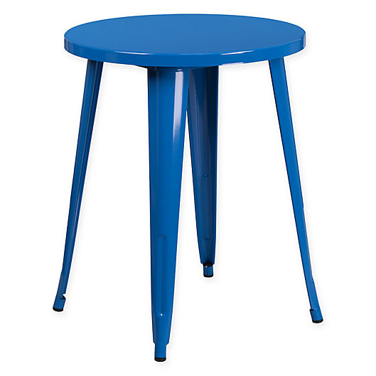 Alternate image 1 for Flash Furniture 24-Inch Round Metal Cafe Table