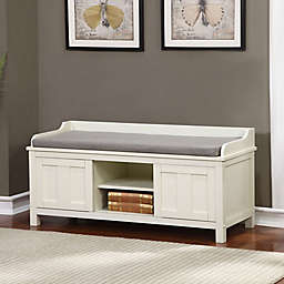 Lakeville Storage Bench in Antique White