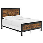 Alternate image 0 for Forest Gate Holter Industrial Modern Queen Bed in Rustic Oak