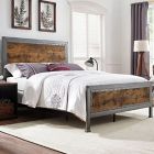 Alternate image 5 for Forest Gate Holter Industrial Modern Queen Bed in Rustic Oak