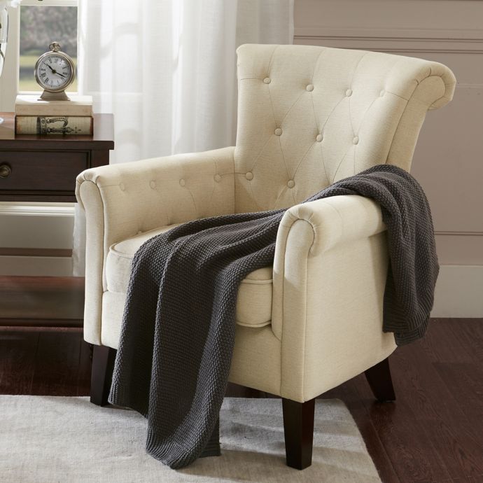 Madison Park Tomlin Club Chair In Cream Bed Bath Beyond