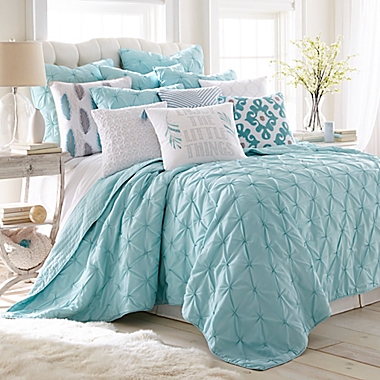 Levtex Home Elia 3-Piece King Quilt Set in Teal. View a larger version of this product image.