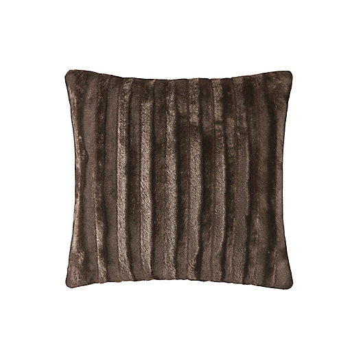 Alternate image 1 for Madison Park Duke 20-Inch Square Throw Pillow in Chocolate