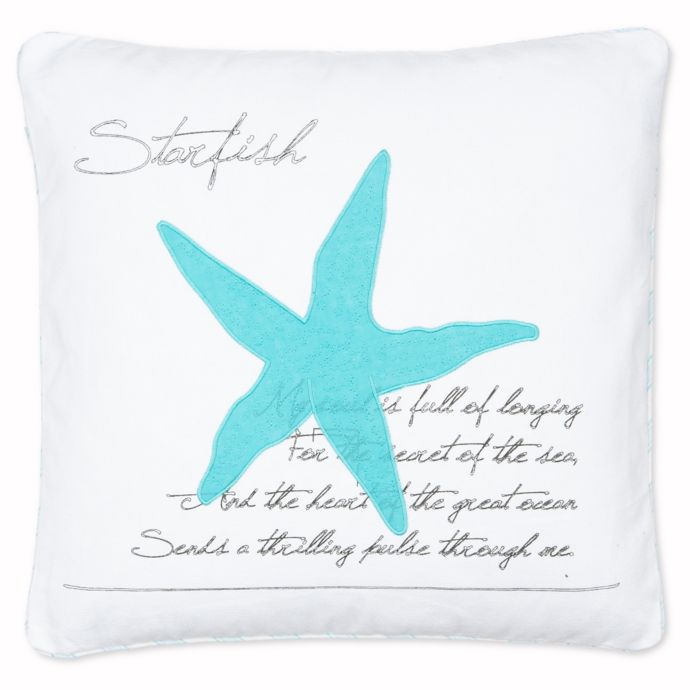 Levtex Home Arielle Starfish Square Throw Pillow Bed Bath Beyond