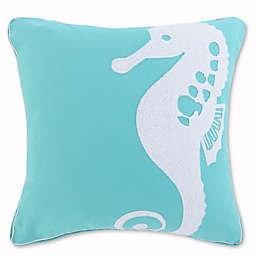 Levtex Home Southport Embroidered Seahorse Throw Pillow