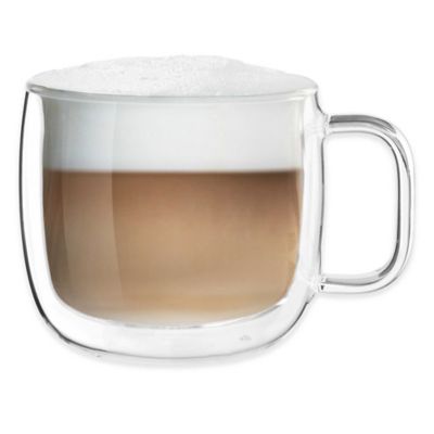 clear coffee mug set