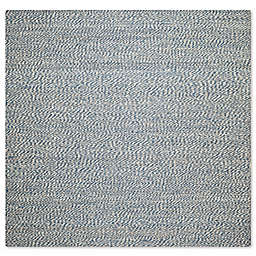 Safavieh Natural Fiber Penelope 4-Foot Square Accent Rug in Blue/Ivory