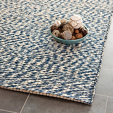 Safavieh Natural Fiber Penelope 8-Foot x 10-Foot Area Rug in Blue/Ivory. View a larger version of this product image.
