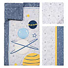Alternate image 1 for Trend Lab&reg; Galaxy 4-Piece Crib Bedding Set in Blue/Yellow