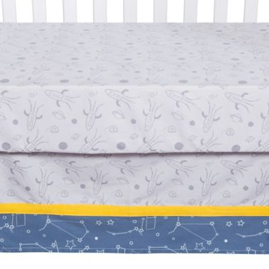 Trend Lab&reg; Galaxy 4-Piece Crib Bedding Set in Blue/Yellow. View a larger version of this product image.