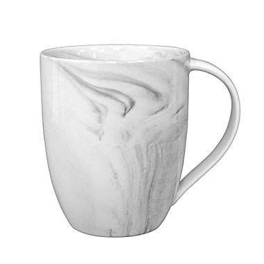 Artisanal Kitchen Supply&reg; Coupe Marbleized Mugs in Grey (Set of 4). View a larger version of this product image.