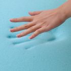 Alternate image 3 for Sleep Philosophy Flexapedic 2-Inch Gel Memory Foam Mattress Topper in White