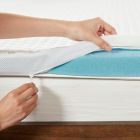 Alternate image 8 for Sleep Philosophy Flexapedic 2-Inch Gel Memory Foam Mattress Topper in White