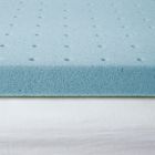 Alternate image 9 for Sleep Philosophy Flexapedic 2-Inch Gel Memory Foam Mattress Topper in White