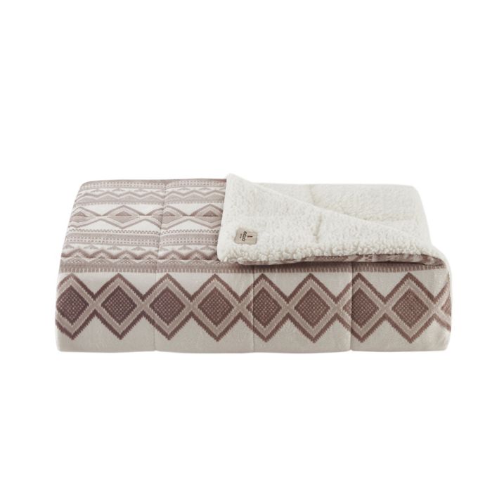 Woolrich Anderson Printed Down Alternative Throw Blanket ...