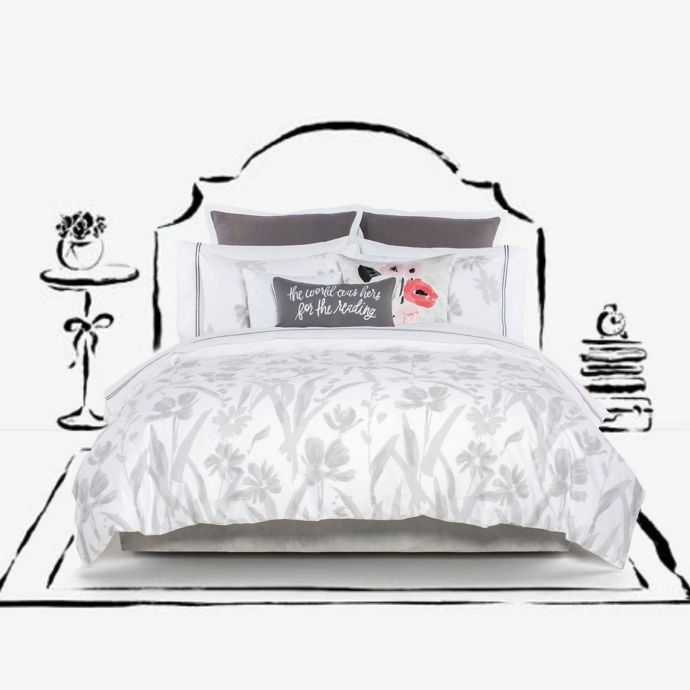 Kate Spade New York Brushstroke Garden Duvet Cover Set