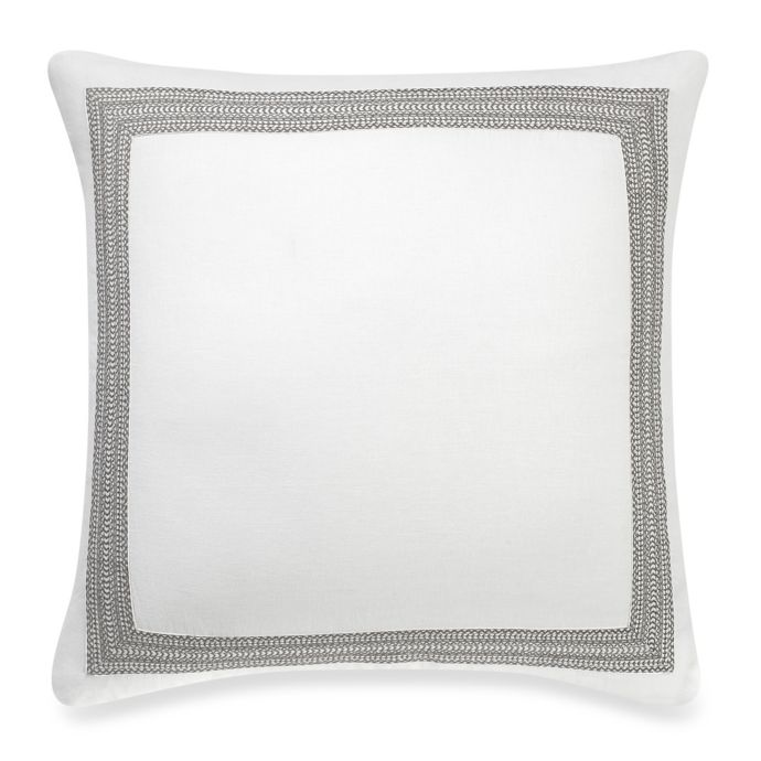 Wamsutta® Collection Presidio European Pillow Sham in White Bed Bath