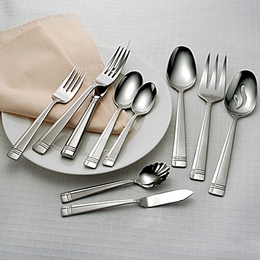 Oneida&reg; Amsterdam 45-Piece Flatware Set. View a larger version of this product image.