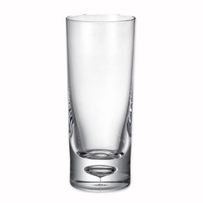 Bubble Bottom Highball Glass in Clear