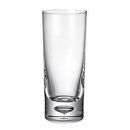 Bubble Bottom Highball Glass in Clear