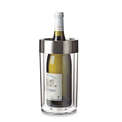 Wine Enthusiast Double Walled Iceless Wine Bottle Chiller