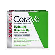 CeraVe&reg; 2-Pack Hydrating Cleanser Bars in Fragrance-Free
