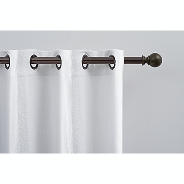 Wamsutta&reg; Montville 84-Inch Grommet Light Filtering Curtain Panel in Bright White (Single). View a larger version of this product image.