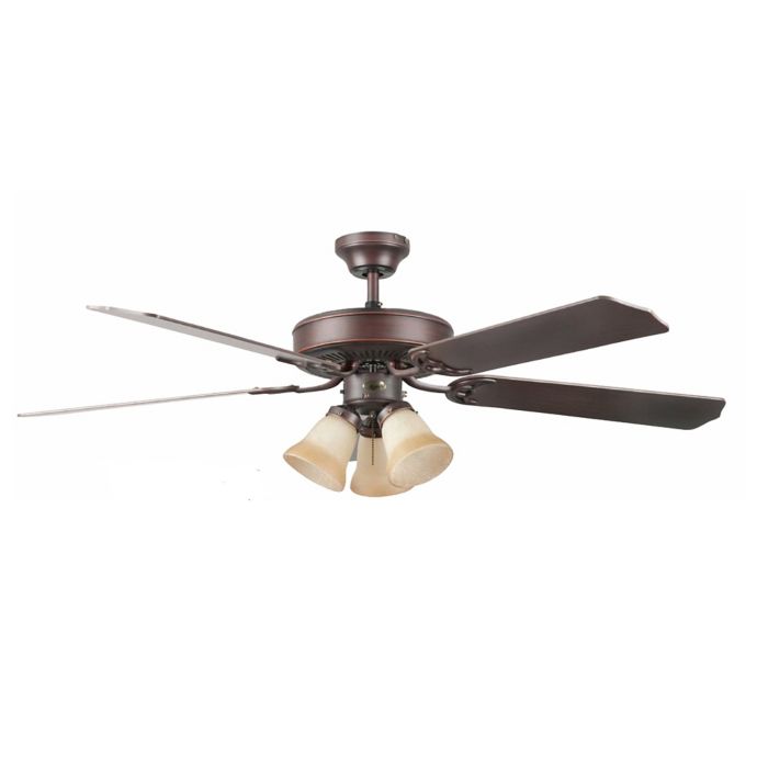 Concord Heritage Series 52-Inch 3-Light Ceiling Fan | Bed ...