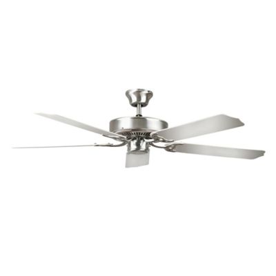 Concord Porch 52 Inch Indoor Outdoor Ceiling Fan In Satin Nickel