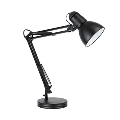 desk lamp on