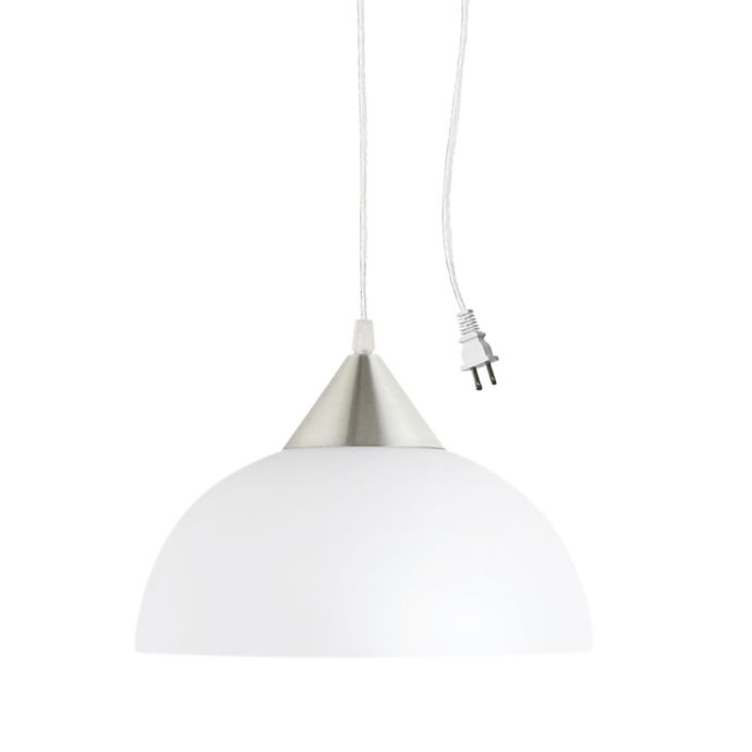 Globe Electric Amaris 1 Light Plug In Hanging Pendant In