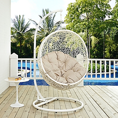 Modway Hide Patio Stand-Alone Swing Hammock Chair. View a larger version of this product image.