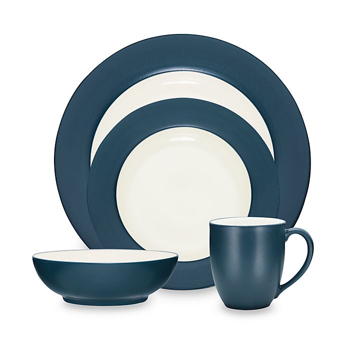 Alternate image 1 for Noritake® Colorwave Rim Dinnerware Collection in Blue
