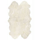 Alternate image 0 for Natural 100%  New Zealand Sheepskin 3-Foot 8-Inch x 6-Foot Area Rug in White