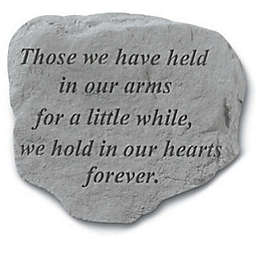 Those We Have Held In Our Arms Memorial Stone in Grey