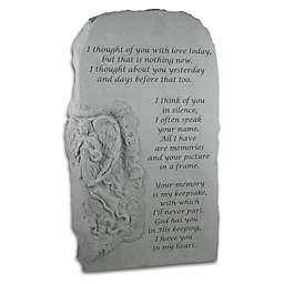 I Thought of You With Love Memorial Stone with Angel