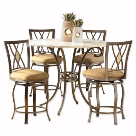 Hillsdale Furniture Brookside 5 Piece Counter Height Dining