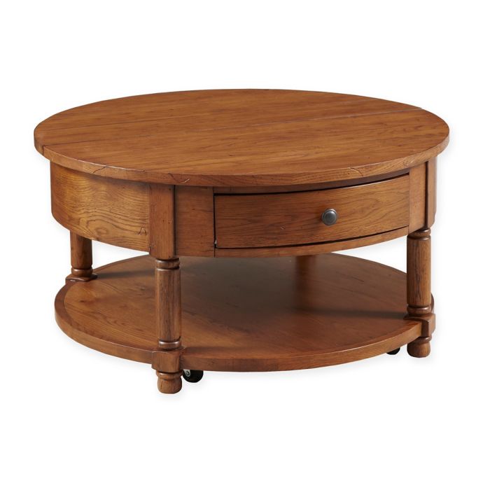 Broyhill Attic Heirlooms Lift Top Cocktail Table In Oak Bed Bath