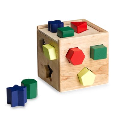 melissa & doug shape sorting cube