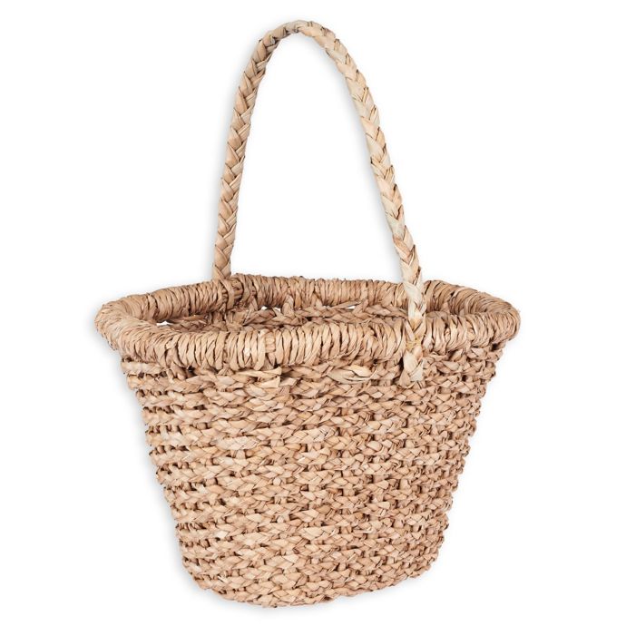 wicker tote basket