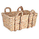 Alternate image 0 for Household Essentials&reg; Large Wicker Basket with Braided Handles in Natural Brown