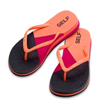 Self&reg; Body Care Small Women's Thong Sandal in Pink. View a larger version of this product image.