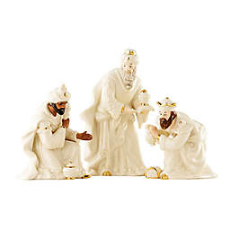 Belleek Holiday Festive Classic Nativity The 3 Kings Set