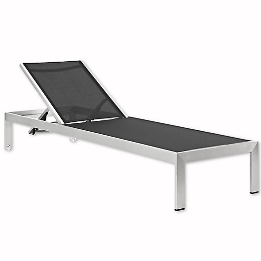Alternate image 1 for Modway Shore Outdoor Mesh Chaise Sun Lounger