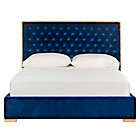 Alternate image 1 for Safavieh Chester Queen Bed in Navy