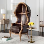 Safavieh Couture Sabine Chair in Brown