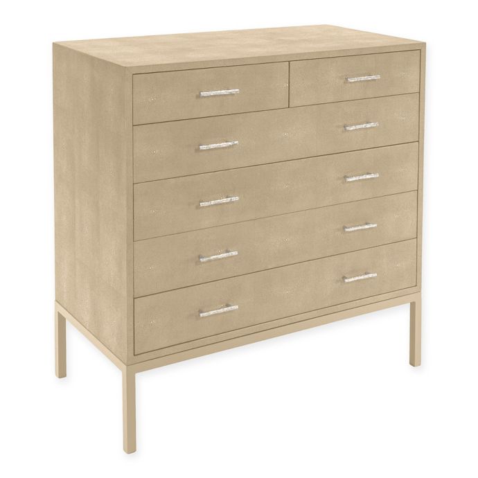 Safavieh Couture Imani Shagreen Dresser In Natural Bed Bath Beyond