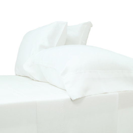 Alternate image 1 for Cariloha® Classic Viscose Made From Bamboo Twin XL Sheet Set in White