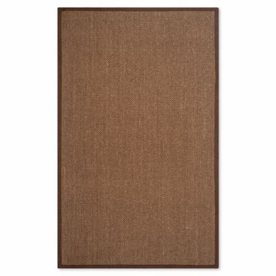 Safavieh Natural Fiber Madison 3-Foot x 5-Foot Accent Rug in Brown/Brown