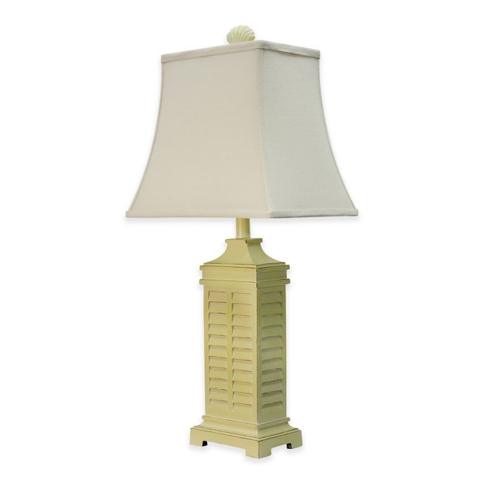 Coastal Shutter Table Lamp | Bed Bath & Beyond